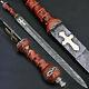 Roman Gladius Lame En Acier Damas Sur Mesure, Dague De Survie Et De Combat