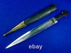 Russie Impériale Russie Antique Ww1 Kindjal Fighting Knife Dagger Avec Scabbard