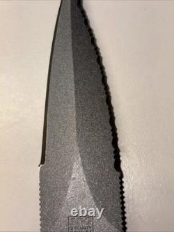 SOG JAPAN Seki, COUTEAU DE BOTTES MINI PENTAGON À LAME DENTELÉE AVEC ÉTUI EN CUIR NOUVEAU VINTAGE