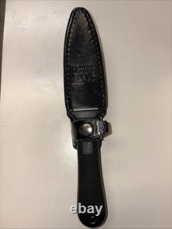 SOG JAPAN Seki, COUTEAU DE BOTTES MINI PENTAGON À LAME DENTELÉE AVEC ÉTUI EN CUIR NOUVEAU VINTAGE