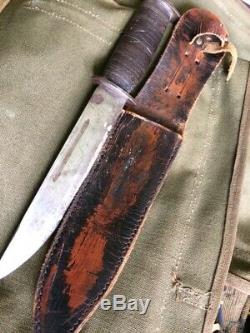 Seconde Guerre Mondiale Egw Combat Couteau Dague Ww2 Scarce Type