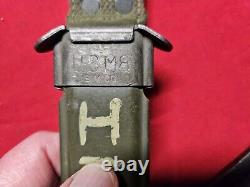 Seconde Guerre mondiale U.S. Impérial M3 trench/fighting knife dagger Lame Impérial M8 Fourreau