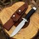 Set De Couteaux De Chasse Dague Et Bowie En Acier D2 Fait Main Avec Poignée En Micarta