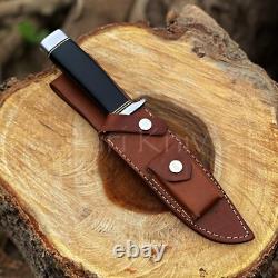 Set de Couteaux de Chasse Dague et Bowie en Acier D2 Fait Main avec Poignée en Micarta