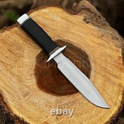 Set de Couteaux de Chasse Dague et Bowie en Acier D2 Fait Main avec Poignée en Micarta