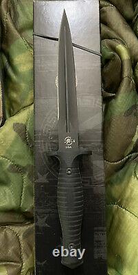 Spartan Blades Les George V-14 Stiletto Dagger Couteau S35vn Black
