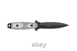 TOPS Knives Dague à double tranchant Ranger's Edge en Micarta noire (RE3010)