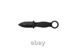 TOPS Knives I. C. E. Dague ICED-02 en acier 1095, USA, G10 noir, Kydex Beta Loops
