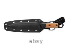 TOPS Modern Gladius couteau à lame fixe 1095 dague manche en micarta tan