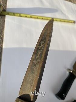 Théâtre fait 1917 1918 US WW1 Trench Knife Combat Fighting dagger