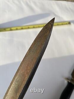 Théâtre fait 1917 1918 US WW1 Trench Knife Combat Fighting dagger