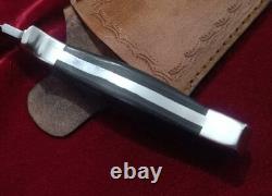 Titan Edge 10 Dague de combat en acier à outils D2, pleine soie, fabriquée à la main sur mesure, couteau de botte