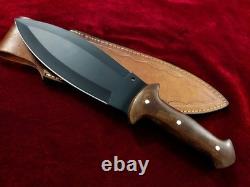 Titan Edge 13 Dague de combat Smatchet à lame fixe faite à la main en acier à outils D2, couteau <br/> 