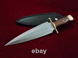 Titan Edge 14 couteau dague à lame fixe en acier D2 de combat Arkansas Toothpick