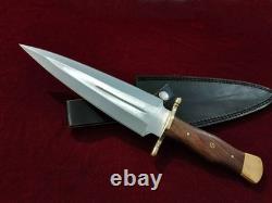 Titan Edge 14 couteau dague à lame fixe en acier D2 de combat Arkansas Toothpick