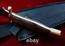 Titan Edge 14 couteau dague à lame fixe en acier D2 de combat Arkansas Toothpick
