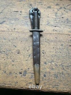 Troisième Motif Original Fairbairn Sykes Fighting Knife Dagger Ww2 Commando Sas