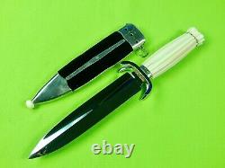 Us Custom Made Handmade Lloyd Hale Dagger Fighting Knife & Scabbard Cas
