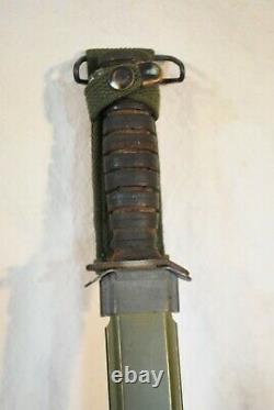 Us Wwii Tranchante M8 Ai Fighting Couteau Dague M3 Imperial Originale Fourreau Signé