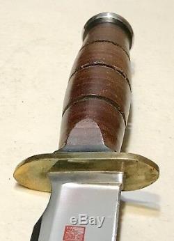 Vintage 1980 Al Mar 1 Grunt Lutte Dagger Couteau Deopressoliber Bérets Verts