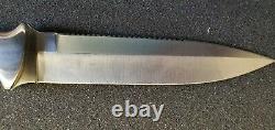 Vintage 1980 Al Mar Seki Japon 3004 Sere Fighting Dagger Knife Gaine Cas