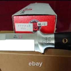 Vintage 1980' Al Mar Seki Japon Fighting Dagger Knife Sheat Case