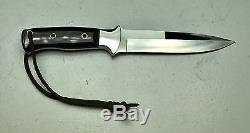 Vintage 1980' Al Mar Seki Japon Fighting Dague Couteau Fourreau Monnaie