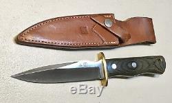 Vintage 1980 Al Mar Seki Japon Fighting Dague Couteau Le 184/200 Gaine