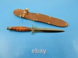 Vintage C. I. Modèle 514 Japan Fairbairn Sykes Commando Couteau Dagger Combat
