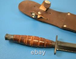 Vintage C. I. Modèle 514 Japan Fairbairn Sykes Commando Couteau Dagger Combat