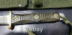 Vintage Ek Commando Dagger Couteau Richmond Va, Excellent