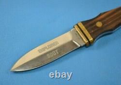 Vintage Explorer Couteau De Démarrage Dagger Modèle 21-295 Japon + Gaine En Cuir