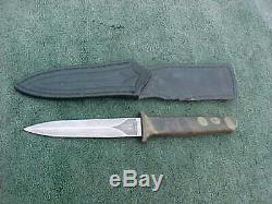 Vintage Gerber Dagger U. S. A. Guerre Fighting Side Couteau C5365s Utilisé