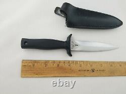 Vintage Gerber Mark I Combat Dagger Knife Avec Boot Clip Scabbard