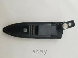 Vintage Gerber Mark I Combat Dagger Knife Avec Boot Clip Scabbard