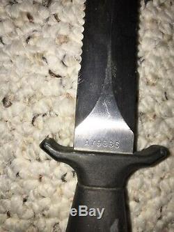 Vintage Gerber Mark Ii, Fabriqué En 1979 Combat De Survie Couteau Dague