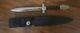 Vintage Japon Samuel C. Wragg Guerre Civile Américaine Buffalo Horn Stiletto Dagger Couteau