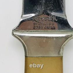 Vintage Khyber Modèle 2751 Couteau De Démarrage À Poignard En Acier Inoxydable + Gaine Ka-bar