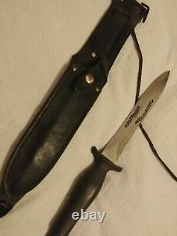 Vintage Parker Bros Mk II Style Army Commando Couteau Dagger Avec Gaine