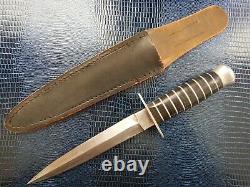 Vintage Rosco Solingen Germany Dagger / Couteau De Combat Militaire