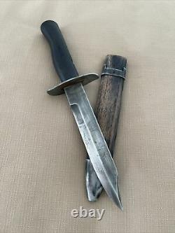 Vintage Russe Ww2 Couteau De Combat Dagger Vieux