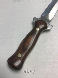 Vintage Western U. S. A. W77 G Boot Dagger Fighting Knife Withoriginal Sheath