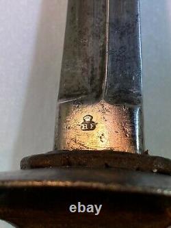 Ww1 Belgian Trench Dagger Rf Fighting Couteau 1914-1918