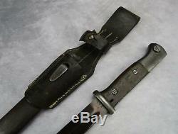 Ww2 Allemand # Correspondance Baïonnette De Combat Avec 1940 Couteau Poignard Épée Cintre Grenouille Ceinture