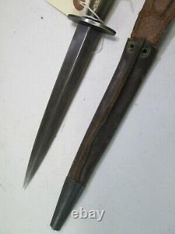 Ww2 Fairbairn & Sykes Couteau De Combat Commando Britannique Dagger Broad Arrow 42 Y111