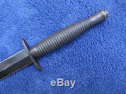 Ww2 Originale Britannique Fairbairn Sykes Dagger Fighting Couteau Et Gaine