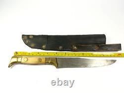 Wwi Français Tranch Couteau Botte Combat Combat Dagger Butcher Knife