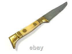 Wwi Français Tranch Couteau Botte Combat Combat Dagger Butcher Knife