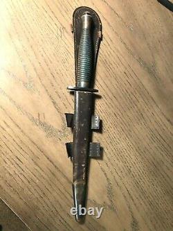 Wwii Fairbairn Sykes Commando Knife Mould 1 F&s 3ème Dagger De Combat & Gaine